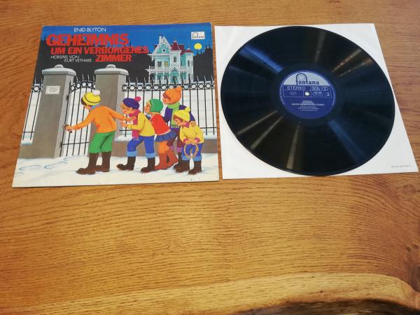 Enid Blyton Geheimnis um ein verborgenes Zimmer 1976 Fontana 9294086 Deutsche Pressung VG/VG+